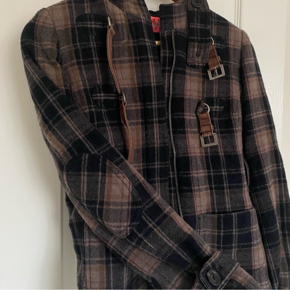 Rare juicy couture y2k plaid wool jacket - Picture 2 of 10
